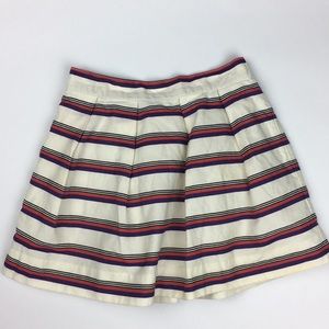 JANIE AND JACK cream and striped skirt